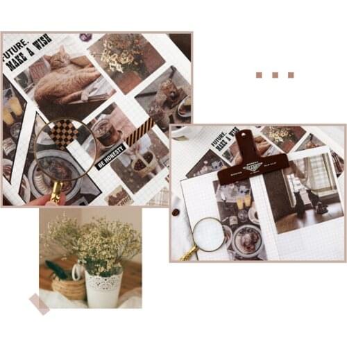 Diary Decorative DIY Scrapbooking 1Pack Paper Multi Purpose Nice Gift Stationery Decor Retro Style Label Stickers