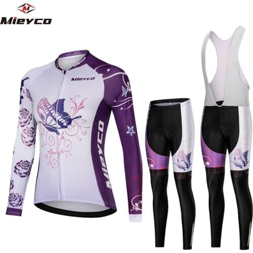 Road Bike Cycling Jersey Set Mountain Bike Womens Mtb Clothing Suits With Free Shipping Women Jumpsuit Sports Bicycle Uniform
