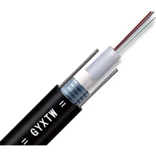 FTTH Outdoor Single mode 6 Cores Hilos GYXTW Fiber Optic Cable