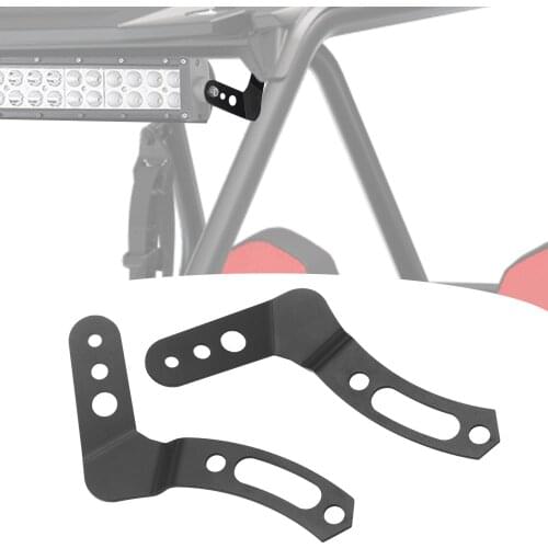 Wsen 30 inch 32 inch Curved/Straight LED Light Bar Upper Roof Mounting Brackets Fit POLARIS RZR 800 900 1000 Models