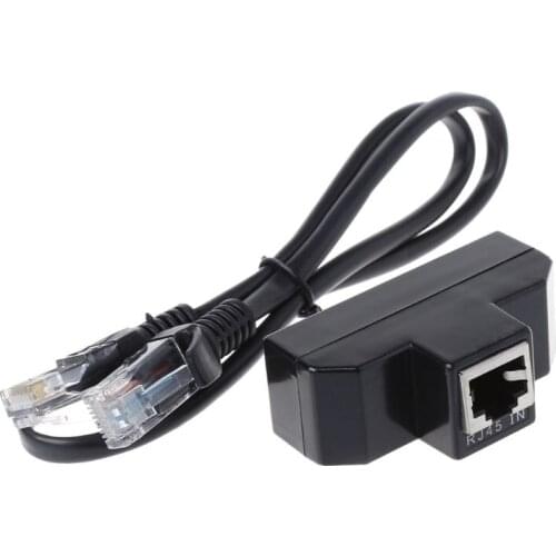 RJ11 6P4C Female To 4 Ethernet RJ45 8P8C Male F/M Adapter Converter Cable Phone L4MA