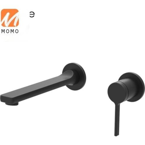 Nice designed lavatory sanitary wall mounted single handle copper basin mixer faucet from china