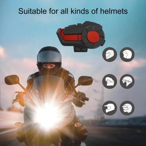 50% Hot Sales!!!! Hysnox-HY-01 Helmet Bluetooth Headset Waterproof ABS Intercom Bluetooth Headphone Speaker for Motorcycle