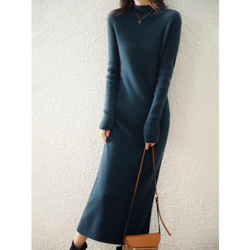 Модные трикотажные платья LONGMING China At AliExpress