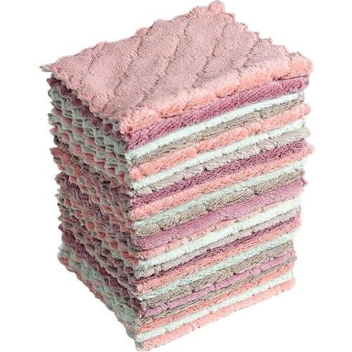 24Pack Kitchen Towels and Dishcloths Set, Microfiber Cleaning Cloth, Kitchen Cloth, Dish Towels, Dusting Rags