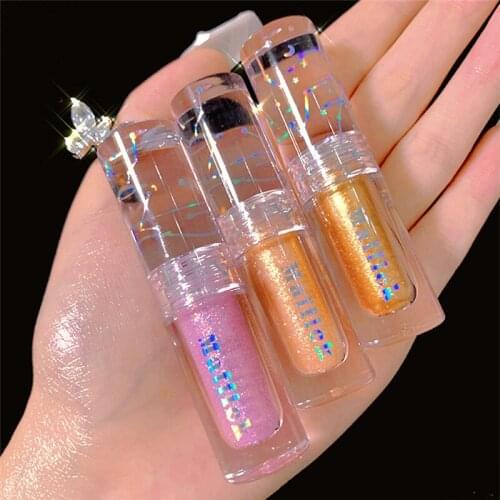 6 Colors Eyeshadow Stick Shining Makeup Glitter Pigment Waterproof Eye Shadow Stick Smoky Liquid Eye Shadow Cosmetics