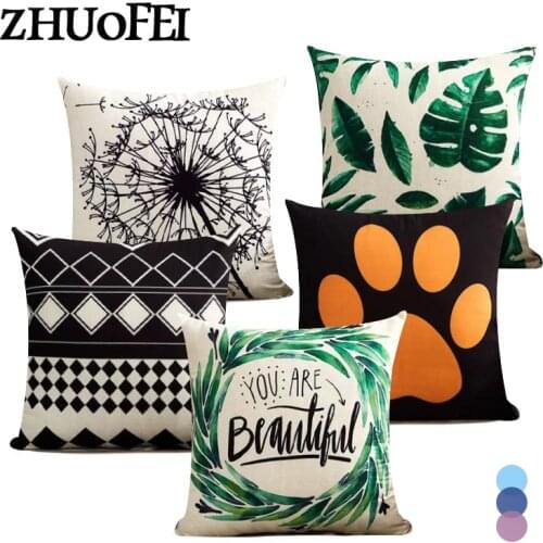 Simple Stripe Cushion Cover Black White Geometry Cushion Case Nordic Decorative Pillows Case Livingroom Sofa Throw Pillowsase