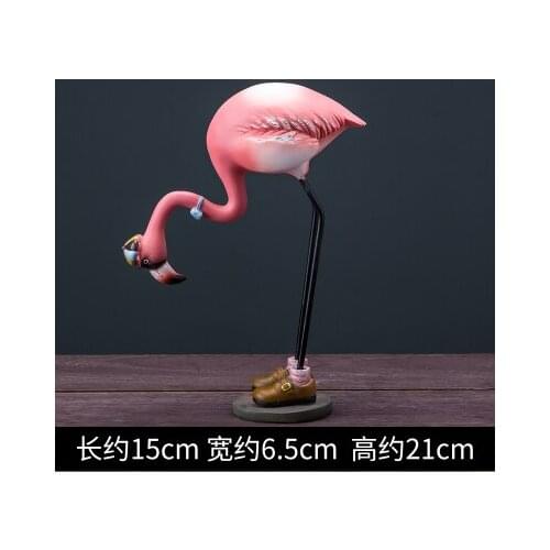 Bird money Wine cabine Flamingo creative wedding gift practical living room porch wine cabinet home decoration crafts statue