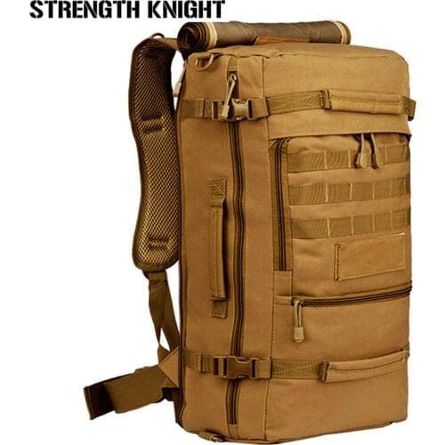 Brand 50L Waterproof Nylon Backpack Military Unisex Mens Backpacks for Laptop Women Notebook Bag Backpack 14 to17 Inch