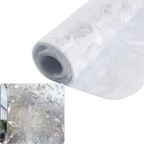 Self-adhesive Window Film 3D Decoration Film UV Rejection Heat Control Energy Saving Window Privacy Glass Stickers 45x100cm