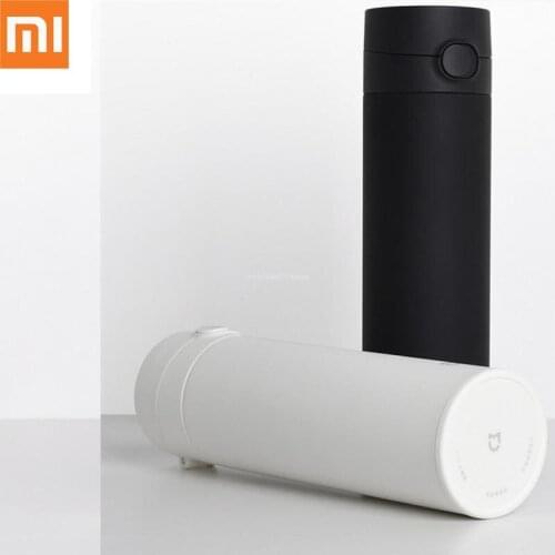 Xiaomi Mijia Thermos Cup 2 Stainless Steel Vacuum 480ml Capacity Travel Water Cup Insulation Lock Cold Elastic Switch For Smart