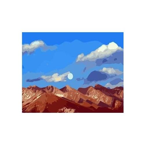 East Asia China landscape Paint By Number Kit Diy Acrylic Painting On Canvas cuadros decoracion for home decor