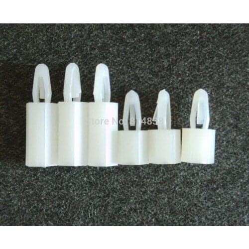 Wkooa M4x6 Nylon Hex Spacers Screw Nut Standoff Plastic Accessories White Reverse Locking Circuit Board Support