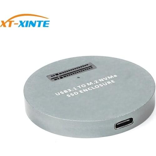 XT-XINTE LM914 M2 NVME SSD Adapter Aluminum USB3.1 Type C to PCI-E SSD M.2 External SSD Enclosure Mobile Adapter Box