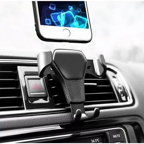 Car Air Outlet Gravity Bracket 360 Rotation Dermatoglyph Phone Holder Universal Stand for Xiaomi Huawei IPhone