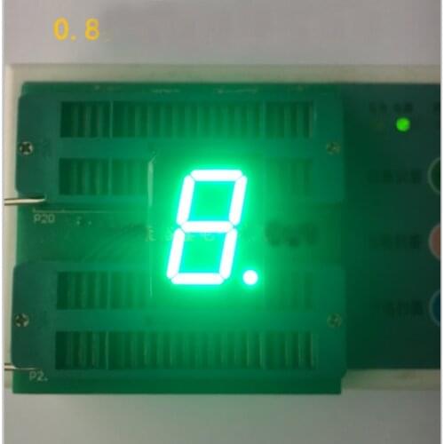 Free Ship 100pc Common anode 0.8inch digital tube 1 bit digital tube display Green(Emerald) digital led tube Factory direct
