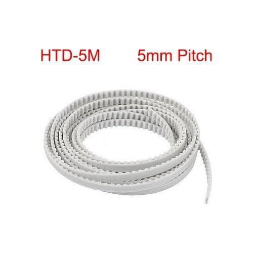 HTD 5M 5mm 10mm 12mm 15mm 20mm Width 5mm Pitch Open Loop End PU Polyurethane Steel Wire Cogged Linear Synchronous Timing Belt