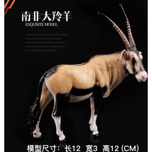 Simulation GiftS Children Model Toy Wild Animal World South African Tibetan Antelope Lamb Mutton Goat Caprine Souvenur Figurine