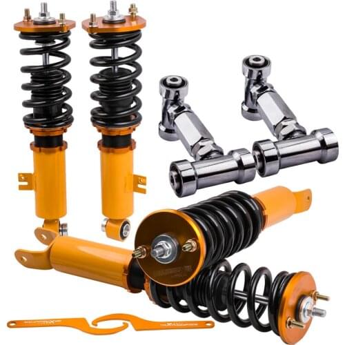 Coilovers Shock Kit Suspension Shock Absorber for Nissan 300ZX Z32 1990-1996 Front upper camber arm Coilover