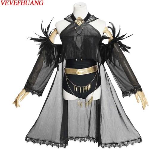 VEVEFHUANG Game Arknights Shining Cosplay Costume Women Girls Sexy Swimming Pajamas Wig Prop Full Set Halloween Carnival Costume