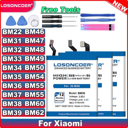 LOSONCOER Xiaomi Mi 5 Phone Batteries