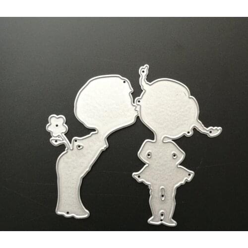 Love girl boy Metal Cutting Dies Stencils for DIY Scrapbooking photo album Decorative Embossing DIY Paper Cards