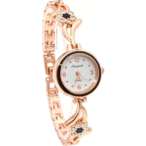 Cute Luxury Festival Memorial Day gifts Enmex Women Slim Strap Wristwatch Elegance Fashion Ladies Quartz Analog Ladies Watches