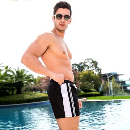 WD953 Trend color matching men beach shorts leisure panties quick-drying swimsuits men swimwear board surfing swim trunk shorts