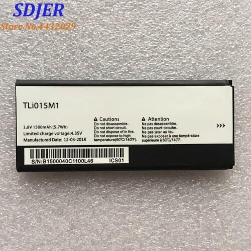 New 1500mAh TLi015M1 Tli015M7 battery for Alcatel One Touch Pixi 4 4034A PIXI 4 4034A 4034X 4034F 4034D Phone