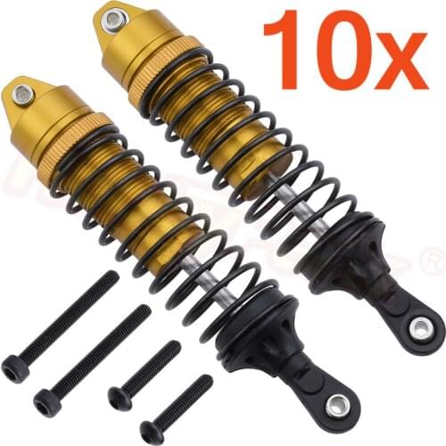 Wholesale 10Pair/lot Alum Alloy Shock Absorber Assembled Dampers for JLB Racing CHEETAH 1/10 Brushless RC Car Monster Truck