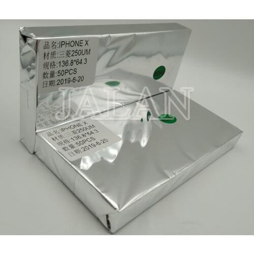 Oca film YMJ laminate mold use mobile phone repair sticker for phone X mobile phone front outer panel glass oca laminating