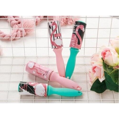 50 trumpet portable ostrichSticky Buddy Picker Lint Sticking Roller Pet Hair Remover Brush Lint Hair Cleaning Brush Roller