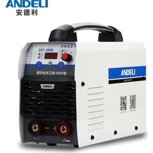 Portabe Inverter DC MMA Welding Machine ZX7(ARC)-200G IGBT Small household copper core welder AC 220V input digital LED