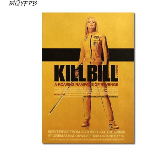 Movie Kill Bill Vol.1 Kraft Paper Poster Home Wall Room Decoration Painting 50.5x35cm