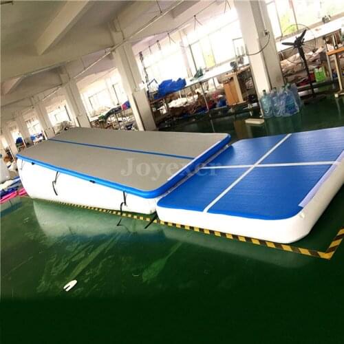 Hand Made Cheap Soft Landing Ramp Mat Tumble Track Inflatable Air Incline For Gymnastics Training