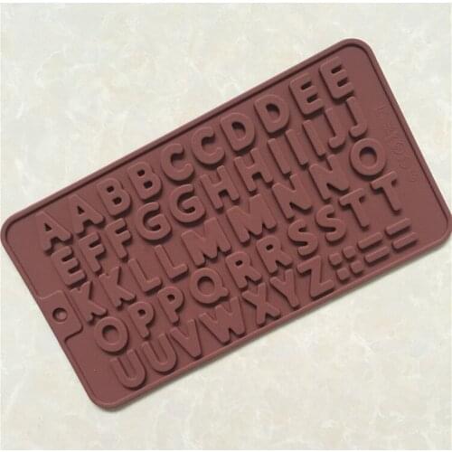 Silicone mold 26 English letters silicone chocolate mold cake mould baking tools XG022