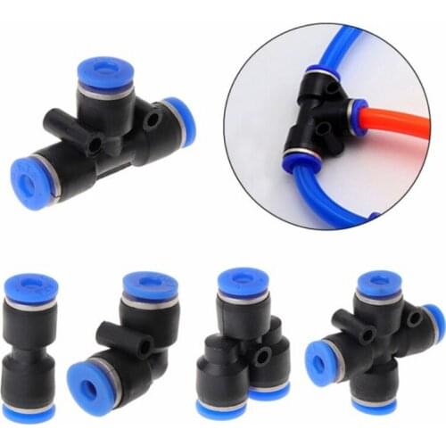 2Pcs/Lot Fish Tank CO2 Hose Connector Joint Aquarium CO2 Diy System High Pressure Quick-Connect Valve 2/3/4 Way