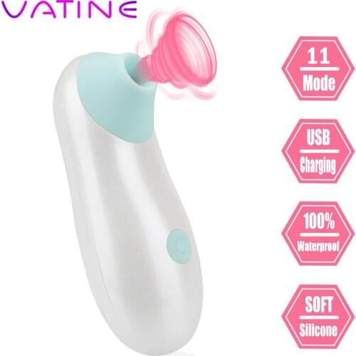 VATINE 11 Speeds Nipple Tongue Sucker Clitoral Sucking Vibrator Sucking Sex Oral Licking Clitoris Stimulator