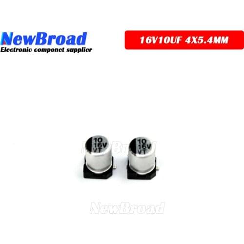 10PCS SMD Aluminum Electrolytic Capacitor 16V10UF 3*5.4MM 4*5.4MM 10UF16V 16V 10UF