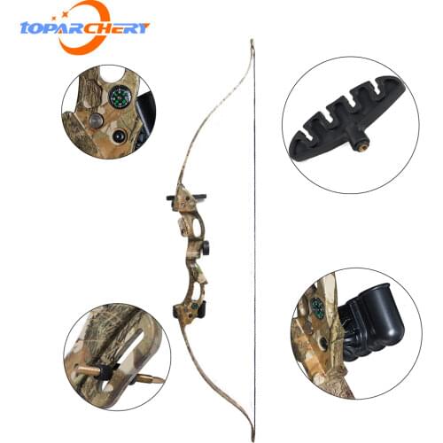 16lbs 56" Right Hand Bow Plastic Game Bow Recurve Bow Hunting Bow And Arrow Set Adult Longbow Set Suitable For Beginners