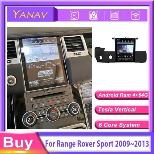 Gps Navigation Car DVD Player for-Land Rover Range Sport L320 2009~2013 Headunit stereo Monitor tesla style android carplay