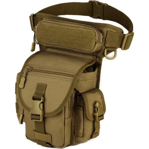 2020 Men Waterproof Nylon Leg Bags MOLLE System Waist Pack Multi-function Men Waist Bags D528