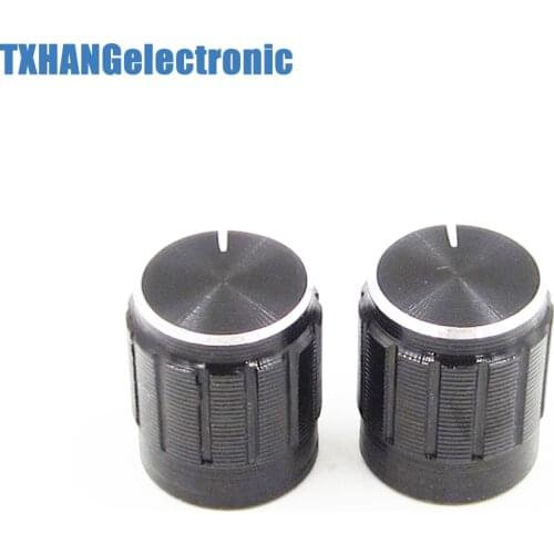 5PCS Useful Volume Control Rotary Knobs For 6mm Dia Knurled Shaft Potentiometer diy electronics