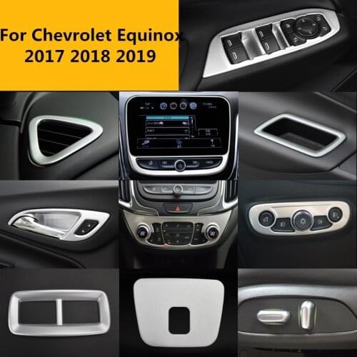 For Chevrolet Equinox 2017 2018 2019 Car Interior Full Mouldings Trim Sticker Car Covers Car Accessorie Interior decoration