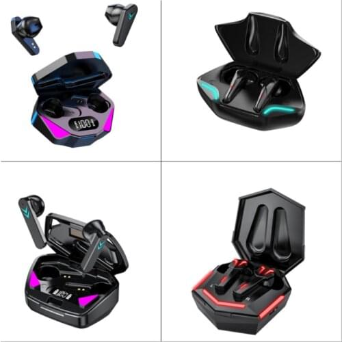 Earphone Gaming Ultra Low Latency Game Headset Dual Module RGB Breathing Light 5.0 Bluetooth-compatible