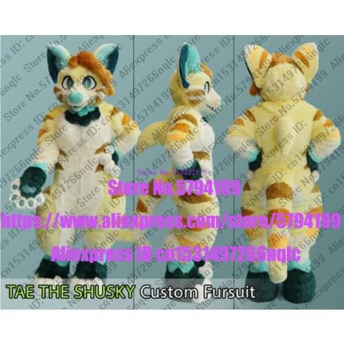 Customized Available REAL PHOTO WHITE CAT full sets husky dog Suit fursuit BJ0021 Costume fox Party Fancy Dress Carnival Gift