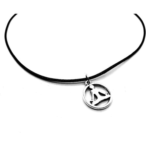 India Buddhism Yoga Meditation in Circle Necklace Mandala Buddha Meditate Spiritual OM Religious Leather Rope Necklaces