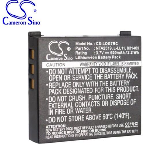 CameronSino for LOGITECH G7 Laser Cordless Mouse M-RBQ124 MX Air 190310-1001 831409 831410 L-LL11 NTA2319 battery