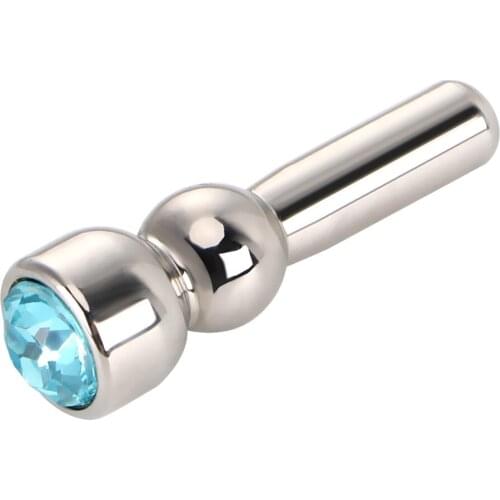 Penis Plug Catheters Sounds Male Chastity Device Stainless Steel Urethral Dilators Diamond Sex Toys for Men Masturbator