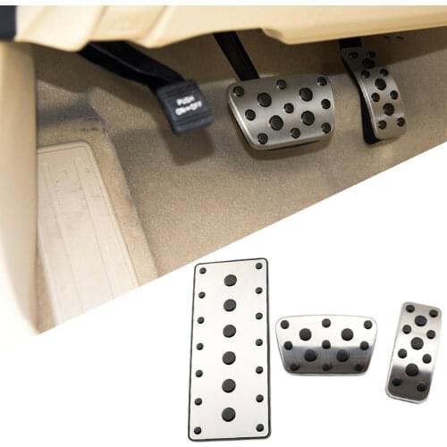 Steel AT Fuel Gas Brake Foot Rest Pedal Cover Fit For Toyota Camry Lexus RX ES 2013-2016 2017 2018Accesosres